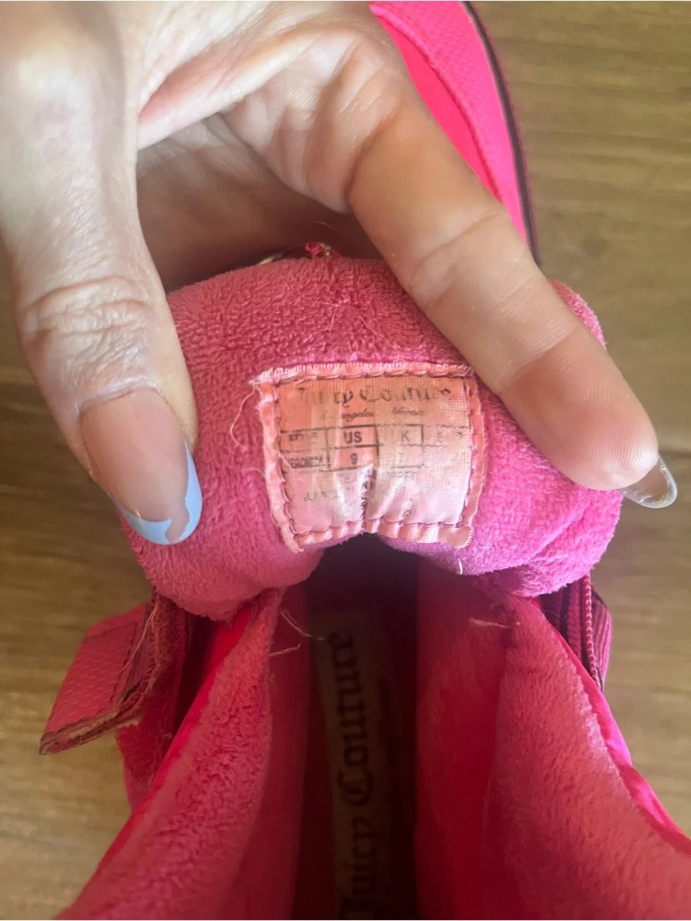 Juicy Couture Neon Pink High-Top Strap Ankle Sneakers